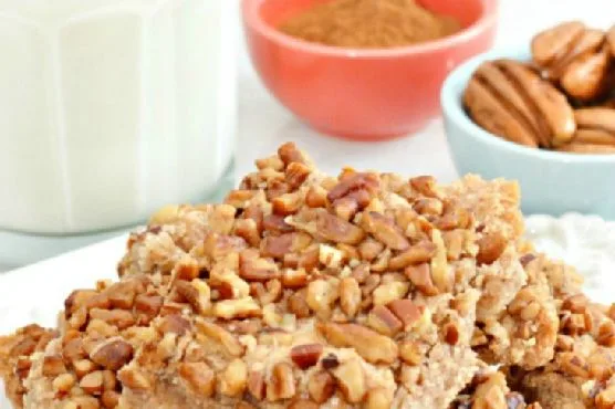Квадраты с корицей и орехами